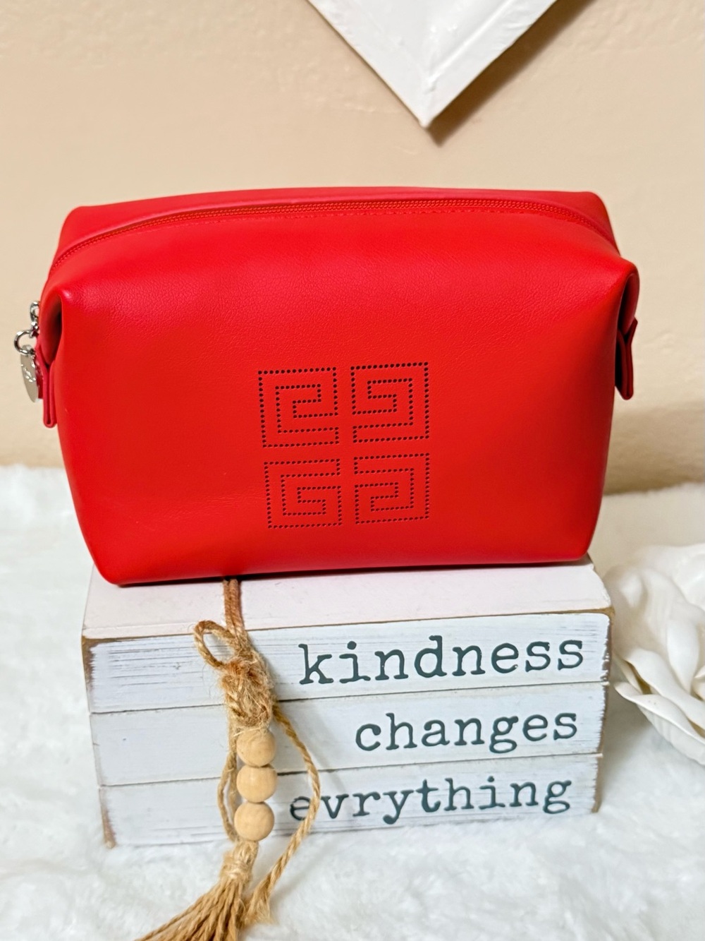 GIVECHI Pouch with Perforated Logo